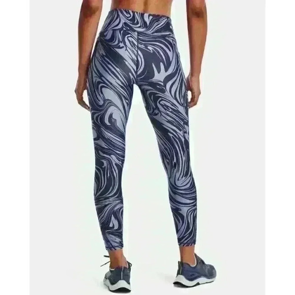 Under Armour Women's 1X HeatGear Armour No-Slip Waistband Printed Ankle Leggings - Picture 2 of 6